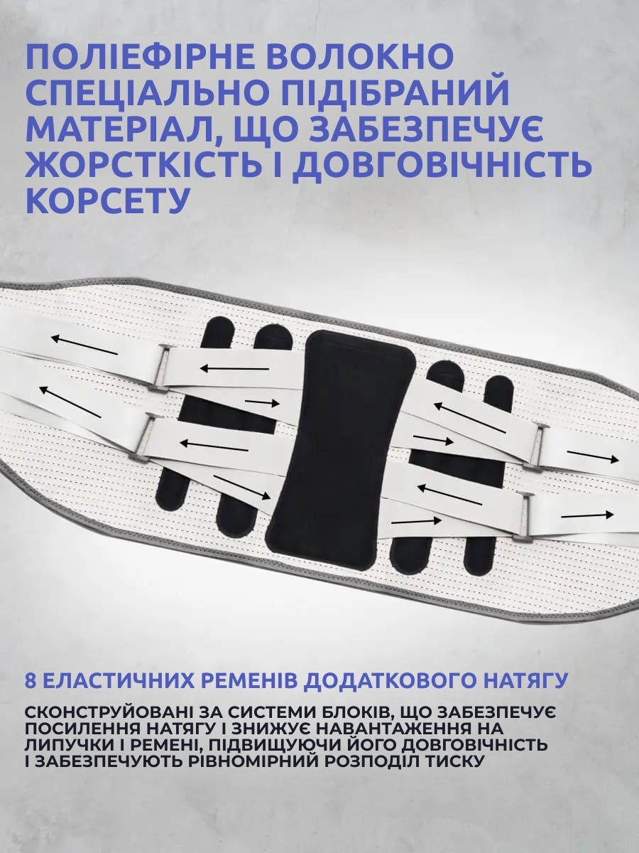 Поперековий ортопедичний корсет